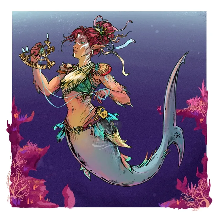 mermaid lady 
